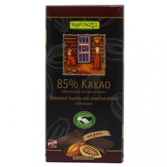 ΣΟΚΟΛΑΤΑ ΜΑΥΡΗ 85% ΚΑΚΑΟ 80g Rapunzel