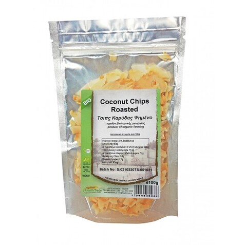 Τσίπς Καρύδας ( Coconut chips Roasted) bio 100γρ Health Trade