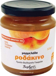 Μαρμελάδα Ροδάκινο bio χ/ζ χ/γ 320γρ Βιοαγρός