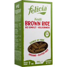 Βίδες Καστανού Ρυζιού χωρίς γλουτένη 250g Felicia Bio