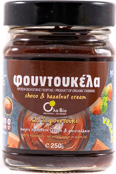 Όλα Bio Βιολογική Vegan Πραλίνα Φουντουκέλα Μερέντα 250gr