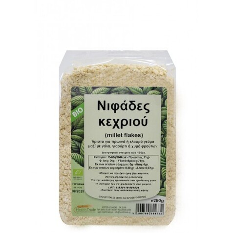 Νιφάδες Κεχριού Βιολογικές 250gr HealthTrade