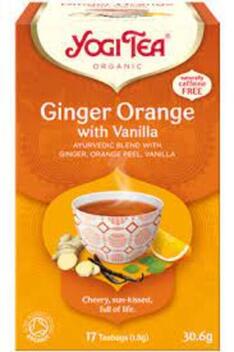 YOGI TEA GINGER ORANGE BΙΟ 30,6g
