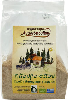 Πίτουρο Σίτου Βιολογικό 300γρ  Αγρόκτημα Αντωνόπολου