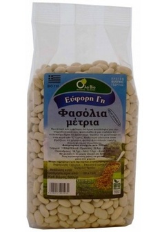 Φασόλια μέτρια bio 500γρ OλαBio