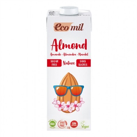 Ρόφημα Αμυγδάλου φυσικό 1 Lt (ECOMIL)