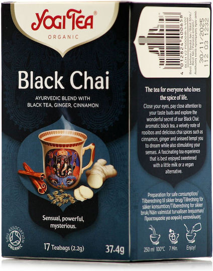 YOGI TEA BLACK CHAI ΒΙΟ 37,4g
