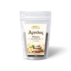 Άργιλος μαύρος σε σκόνη 200gr Health Trade