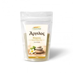 Άργιλος κίτρινος σε σκόνη 200gr Health Trade