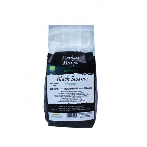 Σησάμι Μαύρο Βιολογικό 300g Health Trade