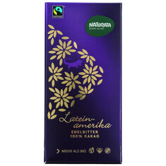 ΣΟΚΟΛΑΤΑ ΜΑΥΡΗ 100% ΚΑΚΑΟ BIO 80g NATURATA