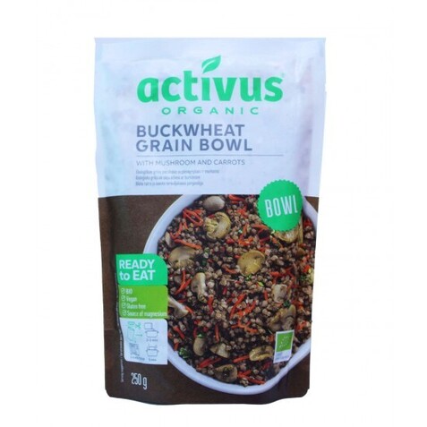Γευμα φαγοπυρο με μανιταρια&καροτα Bio 250gr Activus