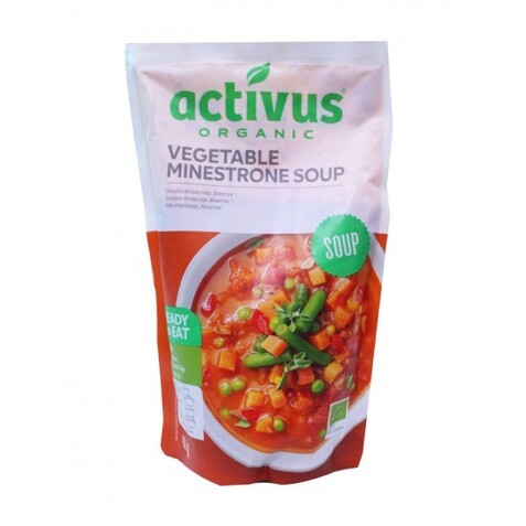Σούπα λαχανικών Minestrone Activus 400g BIO