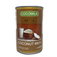 Γάλα Καρύδας(Coconut Milk, Cocomilk) BIo 400gr HealthTrade