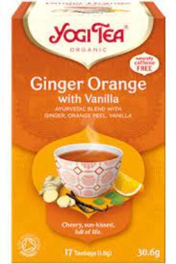 YOGI TEA GINGER ORANGE BΙΟ 30,6g
