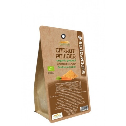 Carrot Powder - Βιολογικό 500γρ Health Trade