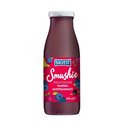 Smoothie με Blueberry & Raspberry 240ml - Βιολογικό Health Trade