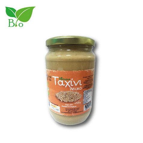 HealthTrade Ταχίνι Λευκό Βάζο BIO 720gr