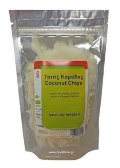 Τσίπς Καρύδας ωμά (Coconut chips) bio 100γρ ΗealthTrade